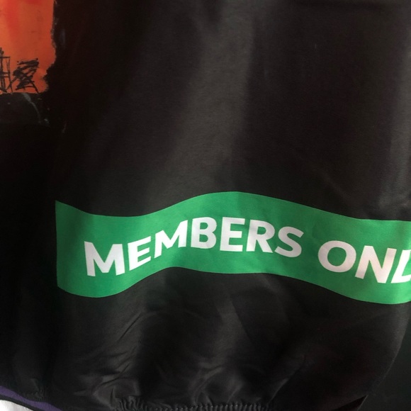 Members Only Jean Michel Basquiat Bomber Jacket • Size Large - Picture 5 of 7